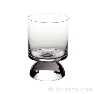 Klare dicke untere Whiskyglas Glasbecher Weingläser